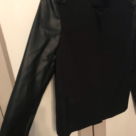 Ann taylor faux leather jacket - Picture 3 of 4